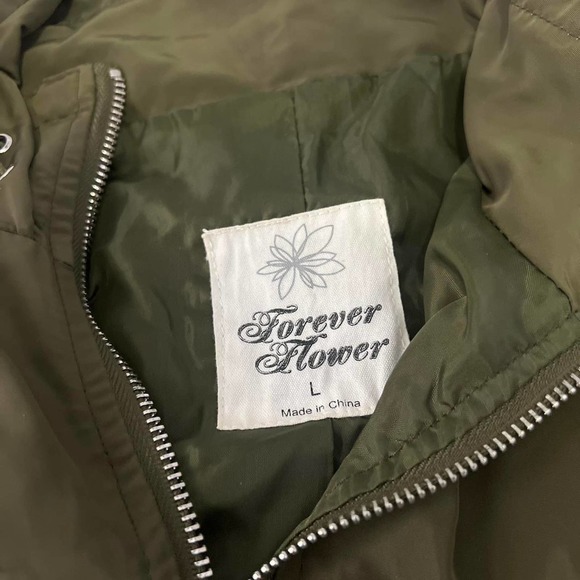 Army green flower forever lightweight - Picture 4 of 4